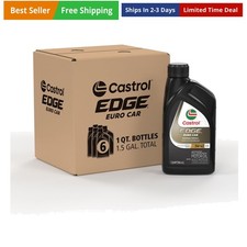 Edge Euro 5W-40 A3/B4 Advanced Full Synthetic Motor Oil, 1 Quart, Pack of 6 58.13 per gallon