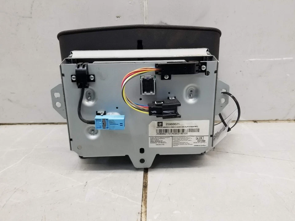 Cadillac CTS 2009 pantalla emergente (opcional) UAV) 25968621 #11153 Foto 3 de 4