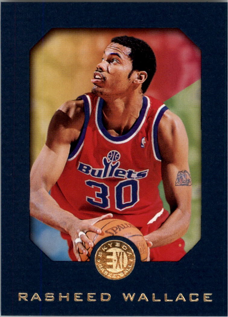 1995-96 E-XL Blue #90 Rasheed Wallace - BSK