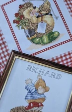 Country Companion Hedgehog Sampler Growth Chart Counted Cross Stitch Pattern DMC