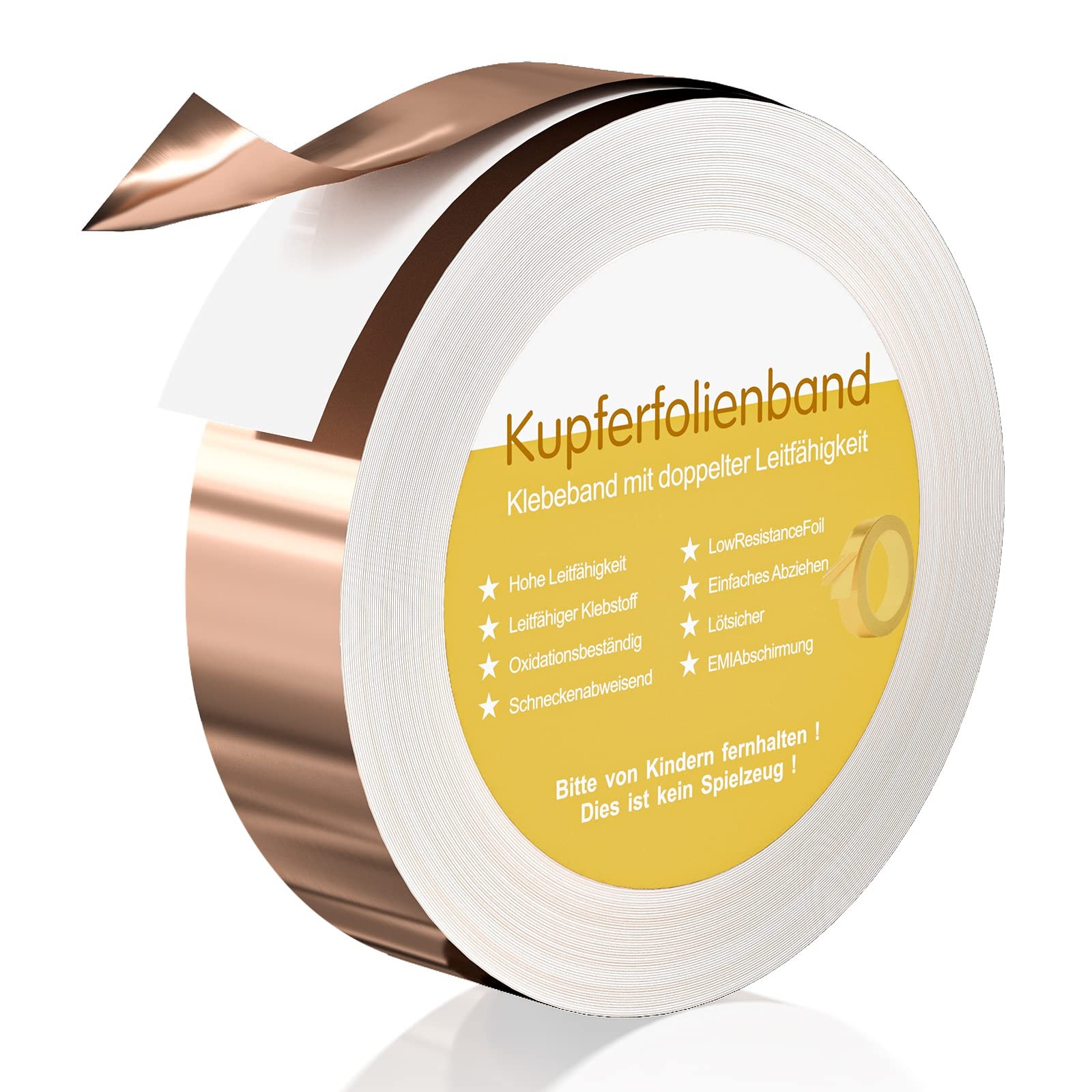 Cong.Lai Nastro in rame contro lumache, protezione contro lumache, 30 mm (C5h)