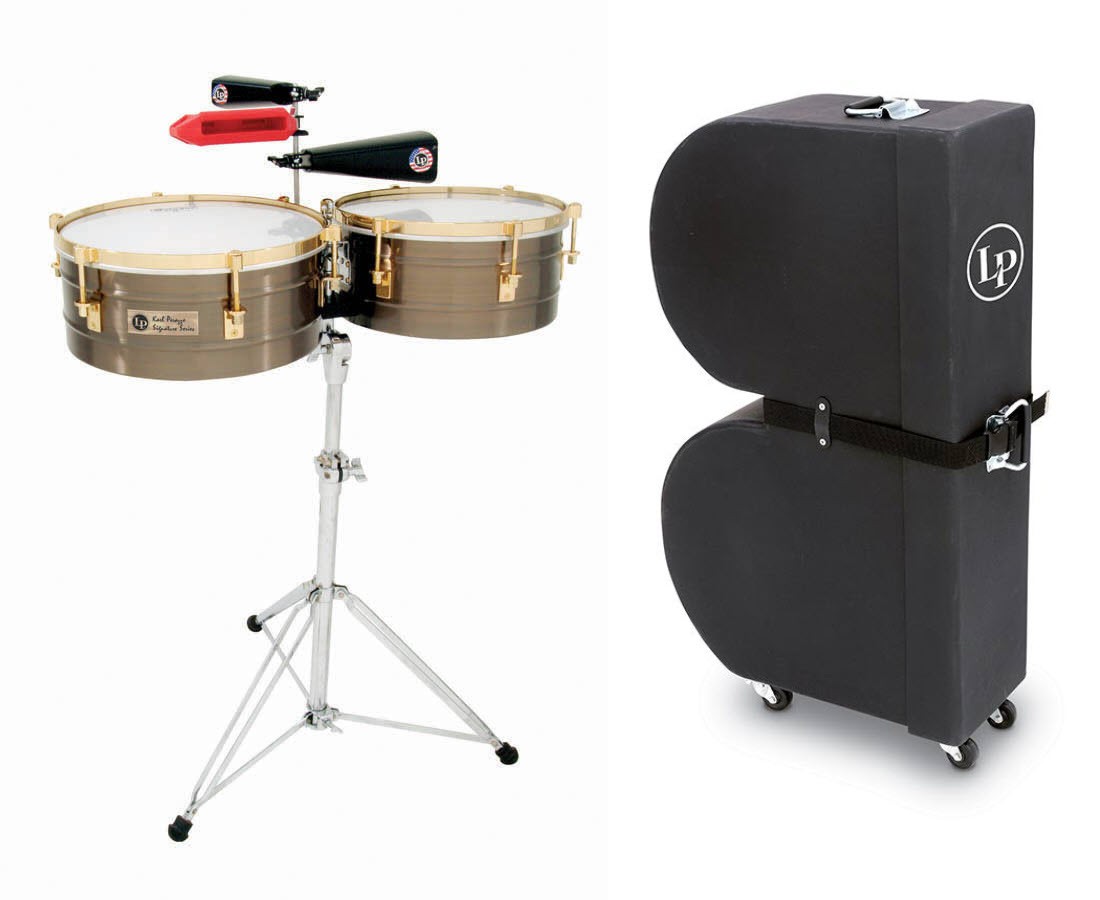 Acero Cromado Ajustable Soporte Para Timbal LP Karl Perazzo