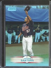 2025 Topps Stadium Club - Johan Santana #199 Light Blue Parallel - Twins