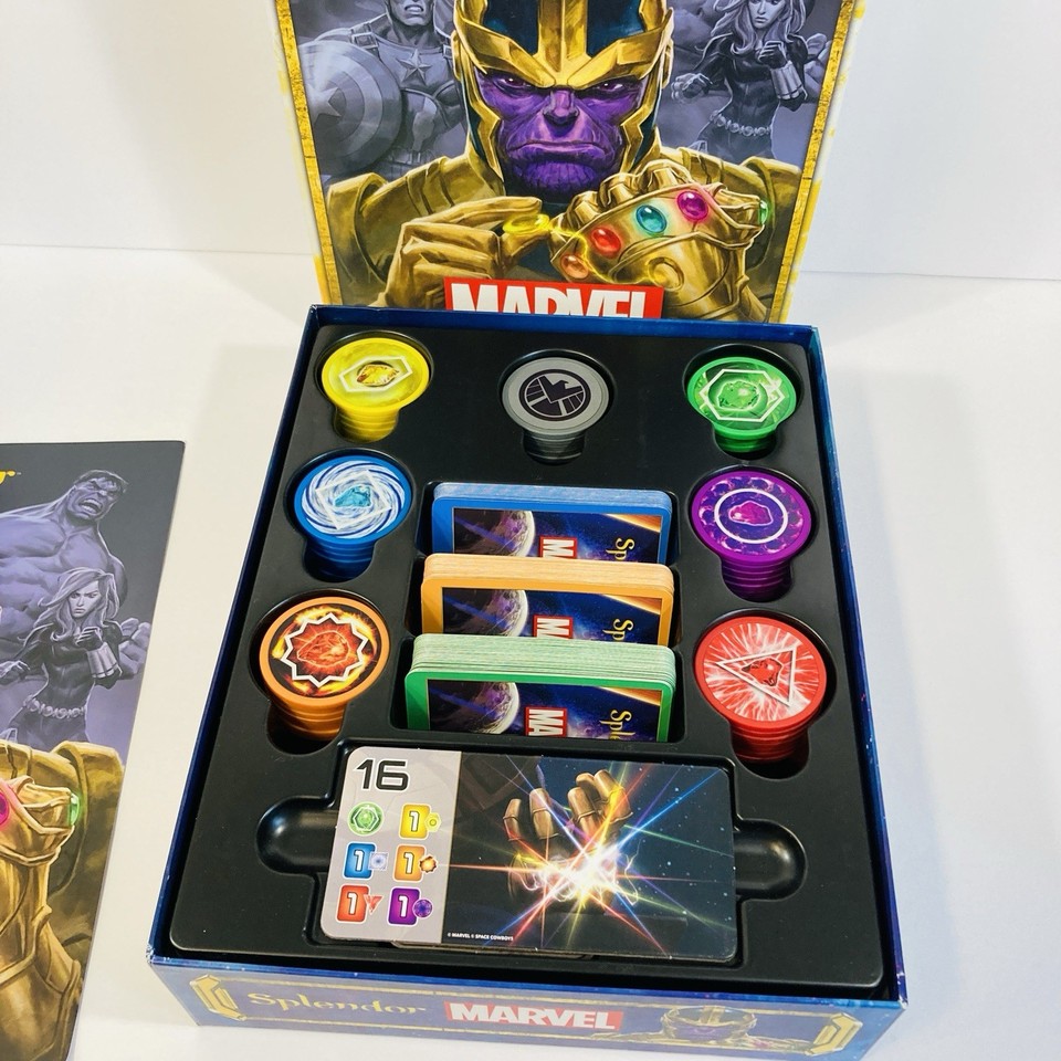 SPLENDOR MARVEL BOARD GAME English Strategy Marc Andre Space Cowboy ...