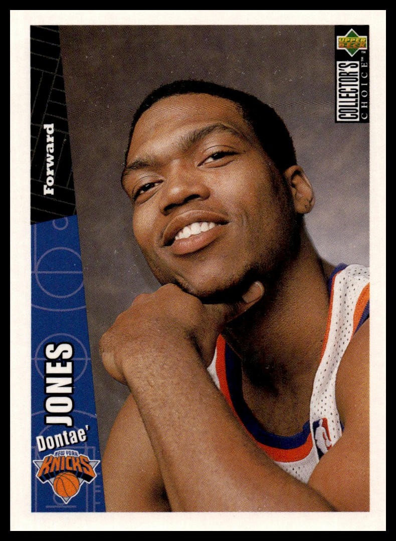 1996-97 Collector's Choice #293 Dontae' Jones