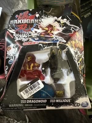 Bakugan Street Brawl Special Attack Dragonoid & Nillious Figure 2-Pack