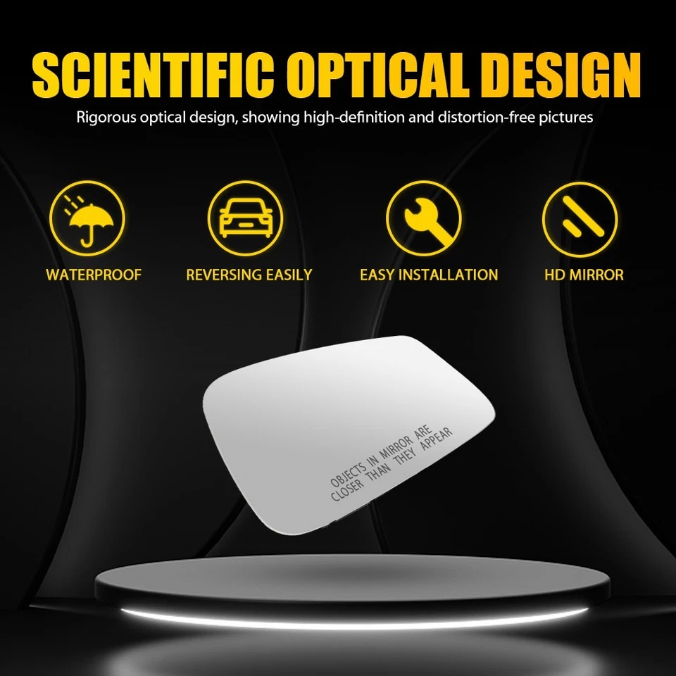 Espejo de vidrio térmico pasajero derecho para BMW 320i 328d 328i 428i 440i BM1324114 EOA Foto 4 de 4