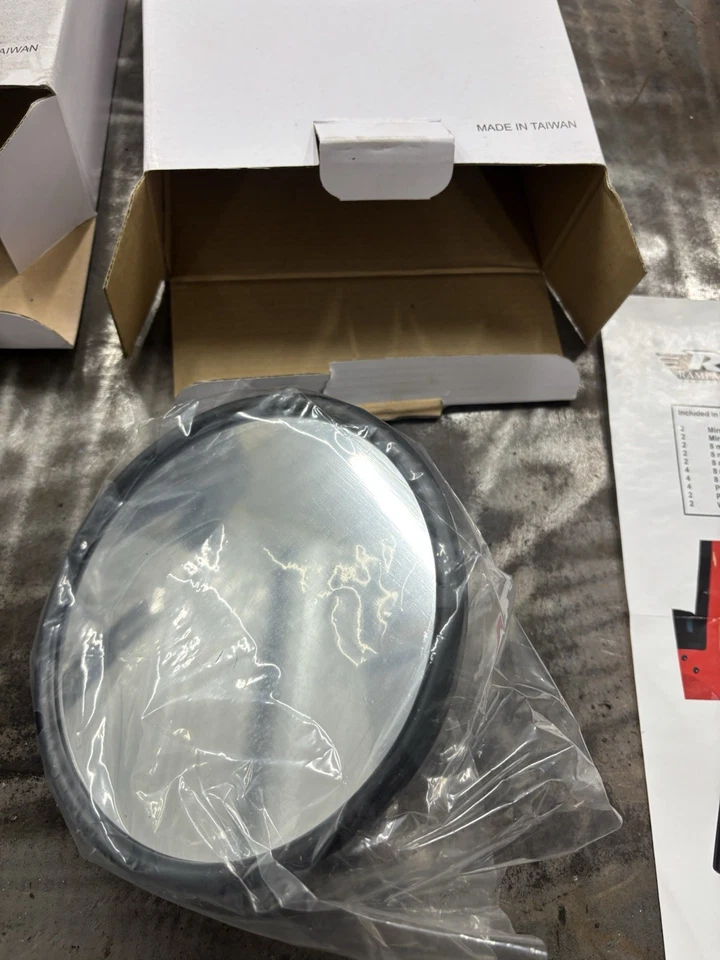 Espejos retrovisores de montaje parabrisas Rampage Jeep 76-18 nuevos par de caja abierta CJ YJ TJ JK Foto 2 de 4