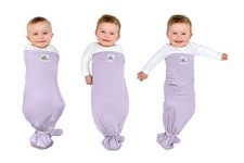 The Ollie Swaddle Adjustable Baby for Newborns One Size, Lavender