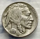 1931-S Buffalo Nickel 5c Choice XF