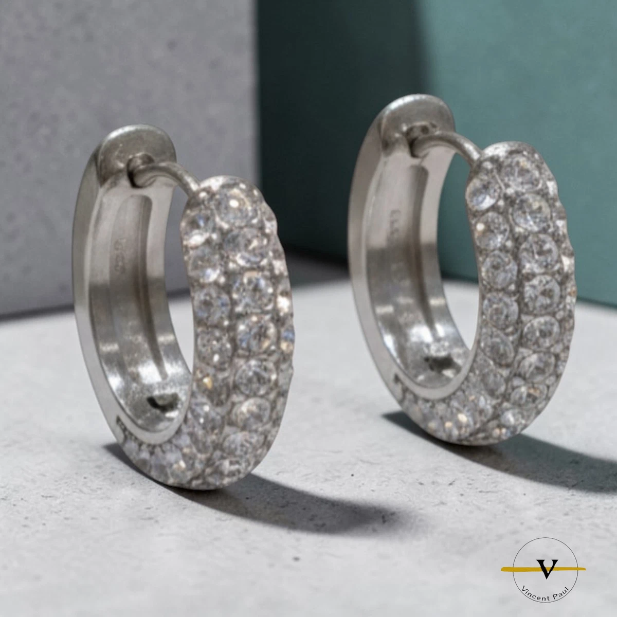 Orecchini di bigiotteria cuore di pietra principale zircone | Acquisti Online su