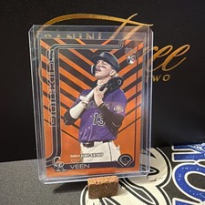 2025 Topps Update Series - Rookie Debut Zac Veen #US2 Holiday Orange & Black...