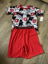 LEGO Star Wars Pajama Set Boys' Size XS 4/5 Darth Vader 2pc Shorts Top New