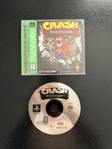Crash Bandicoot [Greatest Hits] (Sony PlayStation 1 PS1, 1996)