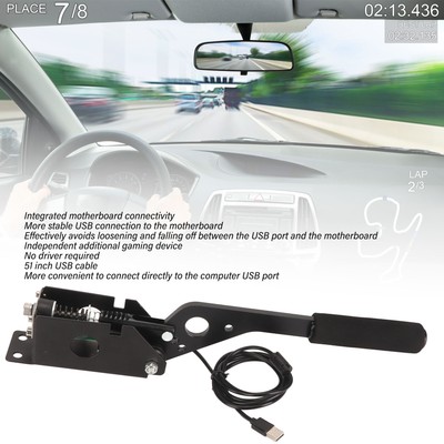 64 Bit USB SIM Handbrake PC Racing Games Linear E Brake For Logi G27 G29 G920 CB