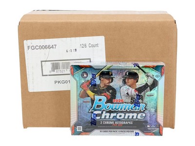 PYT #4640 - 12x+6x 2026 Bowman Chrome Baseball Hobby+Delight Boxes (Full Cases)