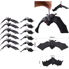 12PCS Halloween Hanging Fake Bats, Halloween Decorations
