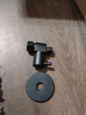 Trim By Design Straight Stop And Sure Grip Flange In Matte Black