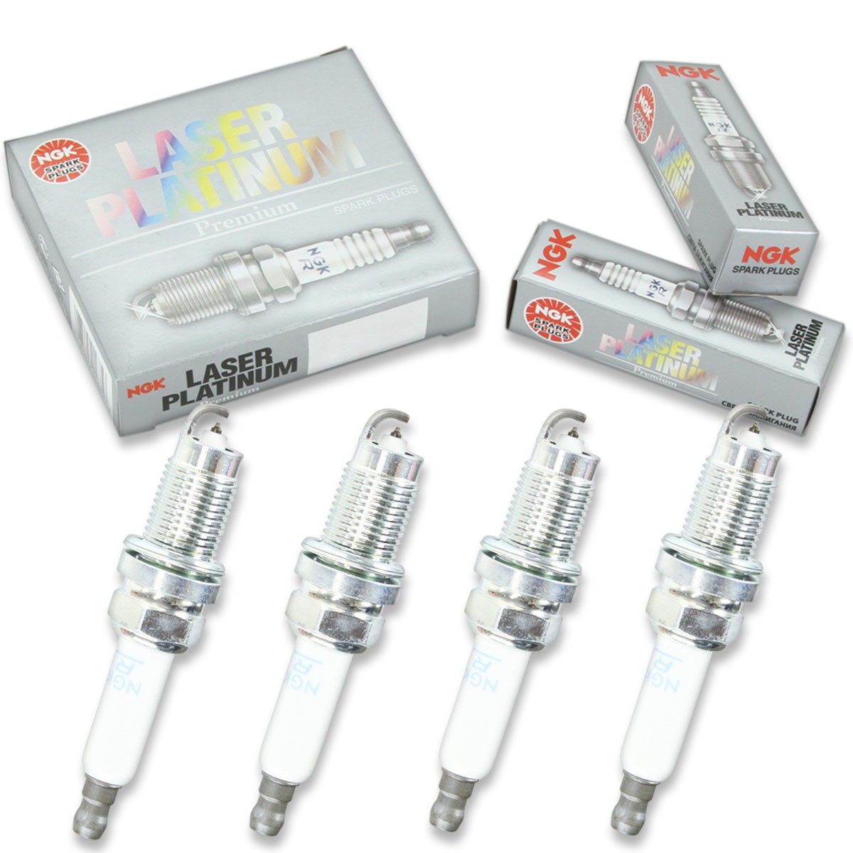 4 pc NGK 6737 PZFR5Q-11 Laser Platinum Spark Plugs for PK20GR8 7000 3326 101 bu
