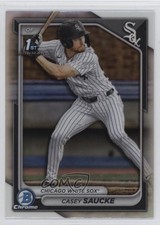 2024 Bowman Draft Chrome Refractor Casey Saucke II Casey Saucke #BDC-33 19yg