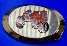 International Harvester Farmall M Farming Tractor Advertising Promo Belt Buckle