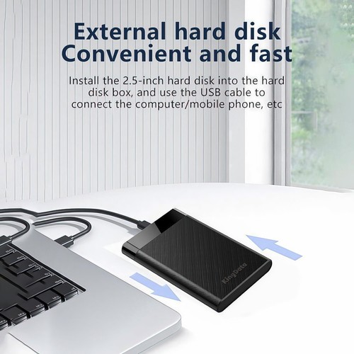SSD HDD Hard Drive Enclosure 2.5" inch SATA III USB 3.1 6Gbps Caddy Case Exte... - Picture 4 of 9