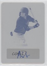 2021 Leaf Trinity Clear Printing Plate Cyan 1/1 Alexander Vargas Auto 1w5