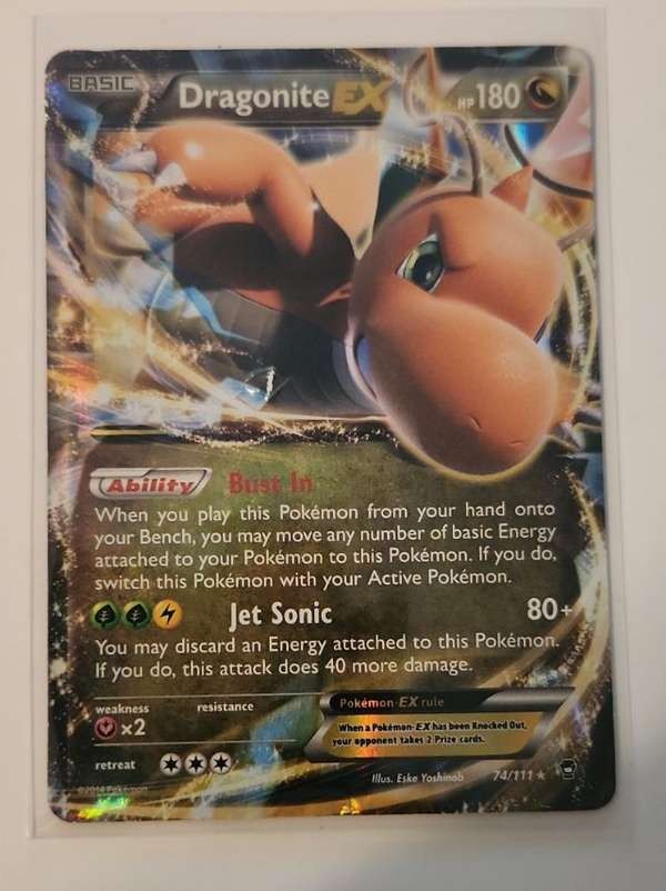 XY - Furious Fists #74/111 Dragonite EX Fair