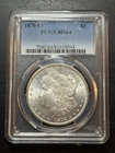 1878 CC Morgan Silver Dollar PCGS MS64 Stunning Gem BU Carson City Coin (PSlab25