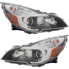 Headlight Set For 2013-2014 Subaru Outback Legacy Left and Right With Bulb 2Pc