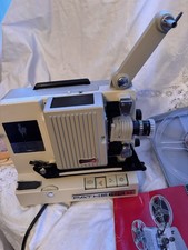Vintage Bell Howell Autoload 8mm Movie Projector 357A w Case And Manual Works