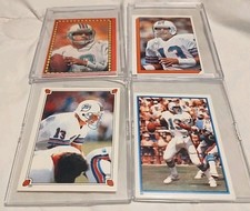 Dan Marino Miami Dolphins Topps Stickers(4 card Lot)
