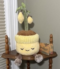 NWT Greenhouse by Russ 12 inch Plush Potted Plant Lemon Tree  Mylah  