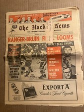 1971-72 THE HOCKEY NEWS, MAY 5, VOL 25, NO 31:  HOCKEY NEWS AWARDS, NYR/BOS FINA