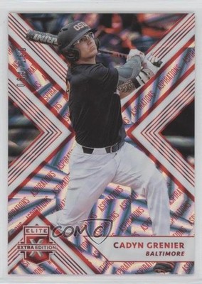 2018 Panini Elite Extra Edition Aspirations Red 64/150 Cadyn Grenier #36 3pb