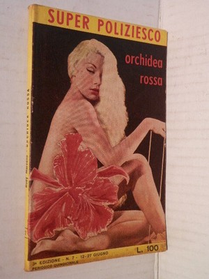 ROTE ORCHIDEE Rudy Marzano Edizioni Adriana Die blauen Gelb 7 1980 Buch Roman