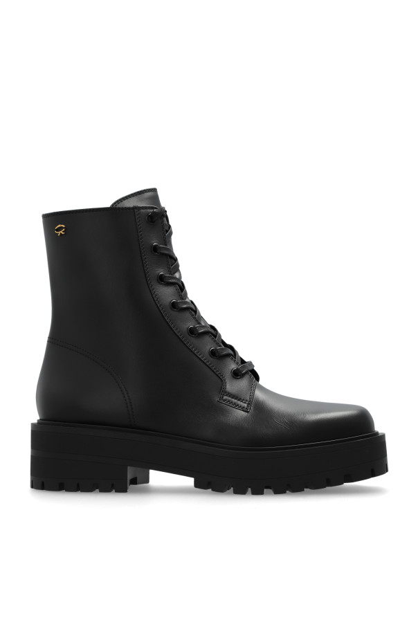 Gianvito Rossi - Women - Leather ankle boots 'TURNER' - Black