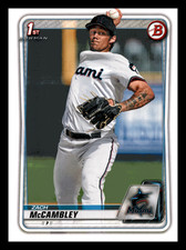 2020 1st Bowman Draft Zach McCambley  Miami Marlins #BD-112 Centered Mint