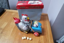 Vintage Tinplate Hen And Chickens ME603 Made In China