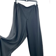 Wide leg flowy pants Adrianna Papell Whimsigoth whimsical dark romantic black 1X