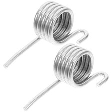 2Pcs Reusable Metal Torsion Springs for Mop Bucket Replacement Durable Silver