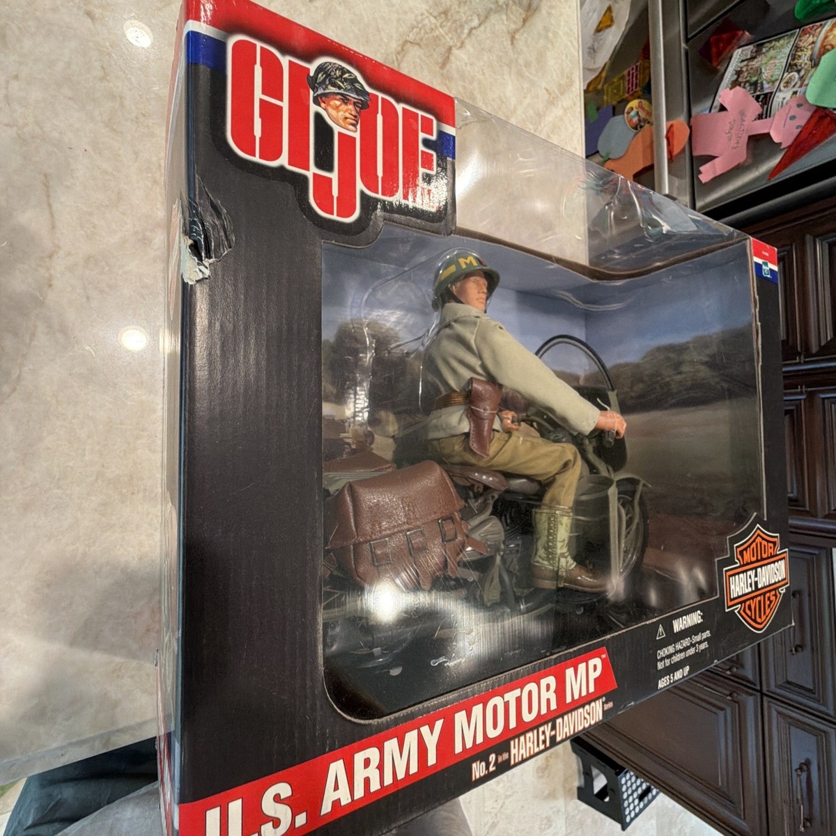 Gi Joe US Army Motor MP Harley-davidson Hasbro 81643 for sale
