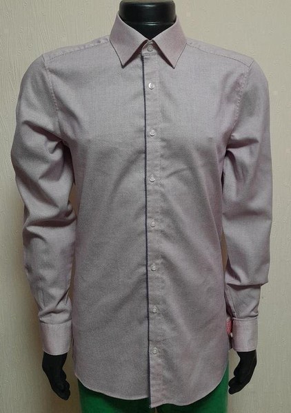 Men Olymp Shirt Pink Cotton 40 /L / 48 #BWX2