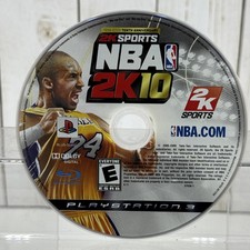 **DISC ONLY** NBA 2K10 (PS3 Sony PlayStation 3, 2009) Kobe Bryant