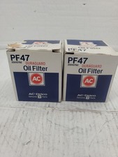 2x Ac Delco Duraguard Oil Filter Pf47 Nos