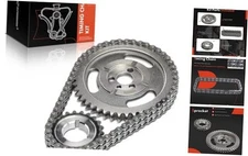 Engine Timing Chain Kit W/Sprocket [fits OHV, 6/8Cyl] Compatible with Chevy &