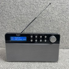 Bush NE-6211 DAB/FM Digital Radio Portable Mains Battery Alarm + Power Adapter