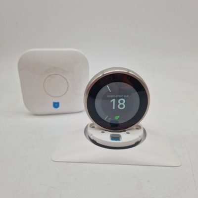Google Nest Learning Thermostat 3. Gen WLAN Smart Home Stahlthermostat