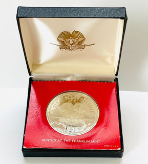 1975 Papua New Guinea 10 Kina Silver Proof Sterling Coin #702B