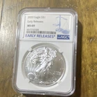 U.S. Mint 2020 American Silver Eagle $1 Business 1 oz .999 NGC MS69 6017710-026